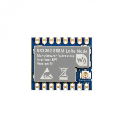 Waveeshare Core1262-868M Module anti-interférences SX1262 LORA, groupe EU868 SW02351529-06