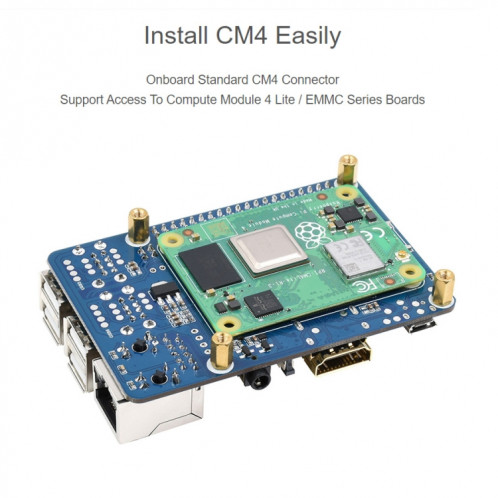 Adaptateur Raspberry Pi CM4 vers 3B pour Raspberry Pi 3 modèle B/B+ SW0270793-07