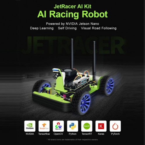 Waveshare JetRacer AI Kit, AI Racing Robot Powered by Jetson Nano SW05321750-012