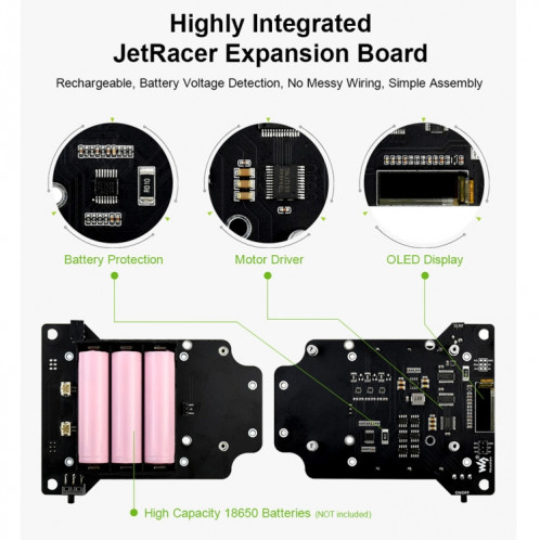 Waveshare JetRacer AI Kit, AI Racing Robot Powered by Jetson Nano SW05321750-012