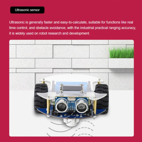 Robot mobile Waveshare PicoGo, basé sur Raspberry Pi Pico, conduite autonome, télécommande () SW33EU1100-012