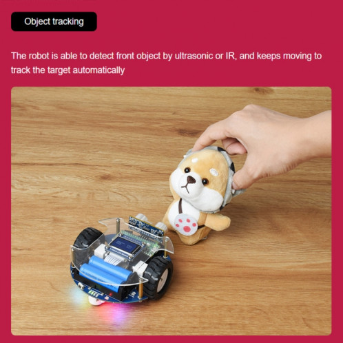 Robot mobile Waveshare PicoGo, basé sur Raspberry Pi Pico, conduite autonome, télécommande () SW33EU1100-012