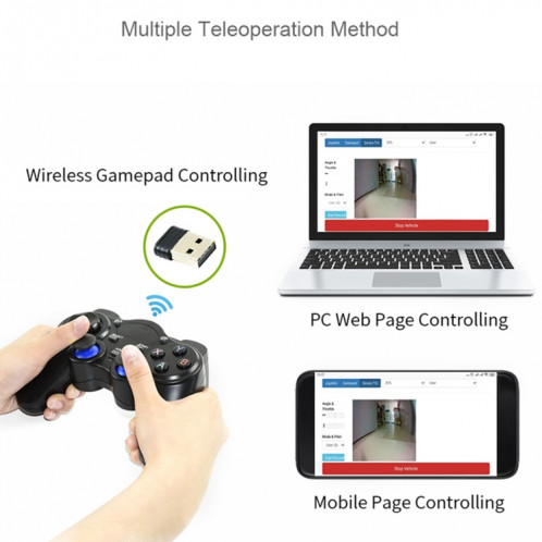 Kit AI Waveshare JetRacer 2 Go, robot de course AI alimenté par Jetson Nano 2 Go, SW05341613-013