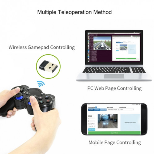Kit AI Waveshare JetRacer Pro 2 Go, robot de course AI haute vitesse alimenté par Jetson Nano 2 Go, version Pro, SW05351449-013