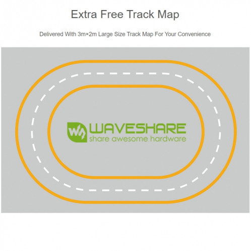 Kit AI Waveshare JetRacer Pro 2 Go, robot de course AI haute vitesse alimenté par Jetson Nano 2 Go, version Pro, SW05351449-013