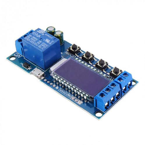 XY-LJ02 6-30V Micro USB Digital LCD Display Time Delay Relay Module Control Timer Switch SH05771466-06