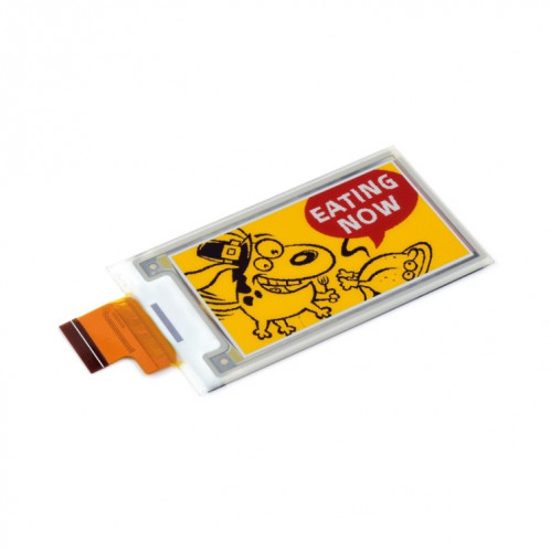Waveshare 2,36 pouces 296 x 168 Rouge Jaune Noir Blanc E-Paper (G) Raw Display Panel SW0579874-06