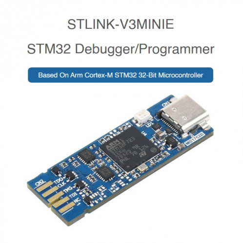 Débogueur et programmeur en circuit Waveshare STLINK-V3MINIE pour STM32 SW05811822-07
