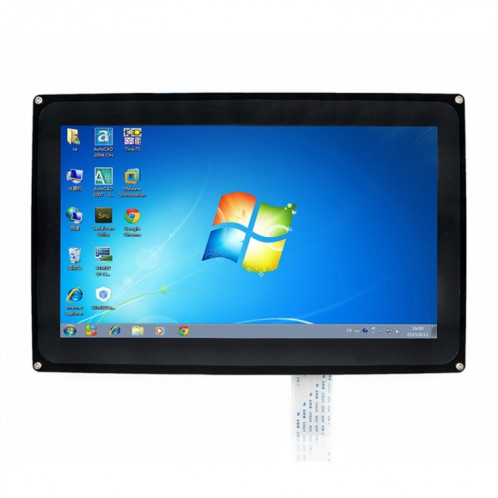 WAVESHARE 10,1 pouces LCD écran tactile résistif, interface HDMI avec étui, prend en charge plusieurs mini-PC SH12061946-05