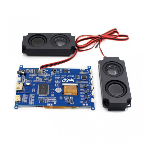 WAVESHARE 5 pouces HDMI LCD (G) Écran tactile 800x480 pour Raspberry Pi prend en charge divers systèmes SH1217791-06