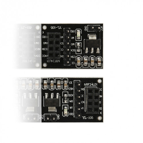 2 PCS NRF24L01 + carte de plaque d'adaptateur de prise sans fil S22191367-04