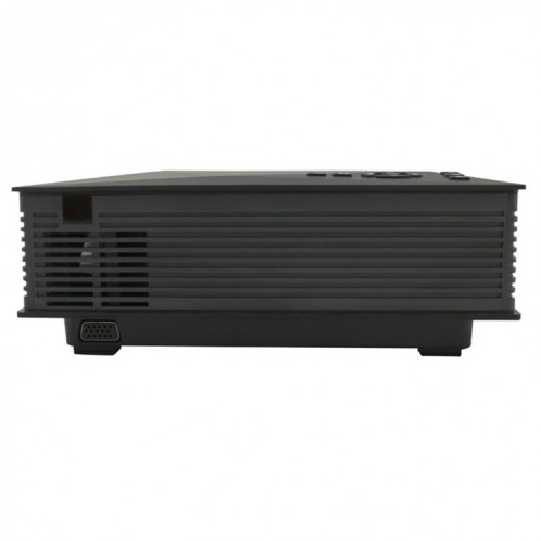 Projecteur LED numérique HD 800 x 480 avec commande à distance UC46 1200, télécommande USB, support USB / SD / VGA / HDMI (noir) SH028B1679-011