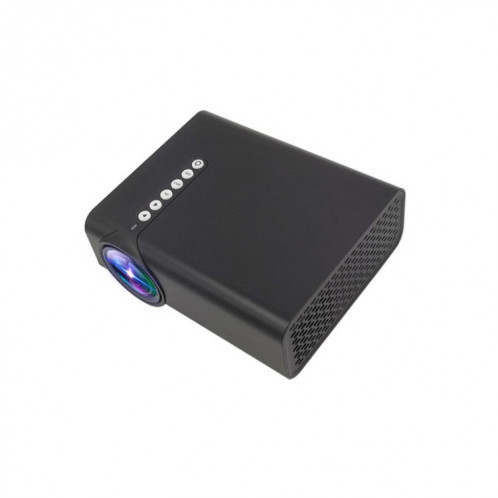 YG520 Projecteur LCD HD 1800 Lumens, Haut-parleur intégré, Disque Can Read U, Disque dur portable, Carte SD, DVD de connexion AV, Décodeur. (Noir) SH043B1975-014