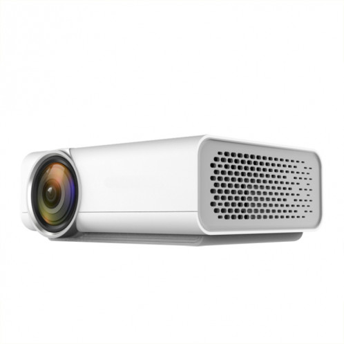 YG520 Projecteur LCD HD 1800 Lumens, Haut-parleur intégré, Disque Can Read U, Disque dur portable, Carte SD, DVD de connexion AV, Décodeur. (Blanc) SH043W851-014