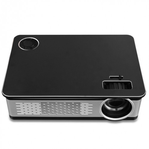 Z720 Panneau d'affichage LCD unique de 5,8 pouces, projecteur intelligent 1280x768P avec télécommande, prise en charge AV / VGA / HDMI / USBX2 / carte SD / audio (noir) SH064B1535-07