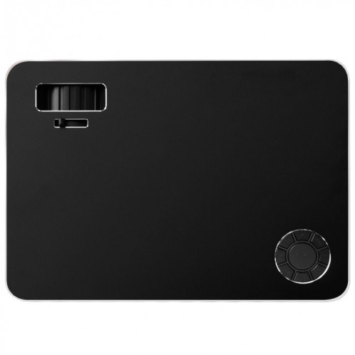 Z720 Panneau d'affichage LCD unique de 5,8 pouces, projecteur intelligent 1280x768P avec télécommande, prise en charge AV / VGA / HDMI / USBX2 / carte SD / audio (noir) SH064B1535-07
