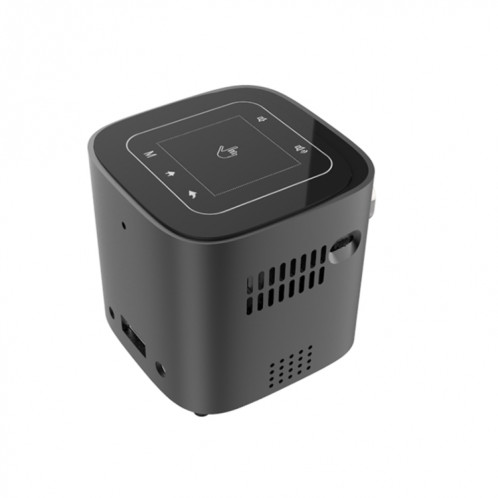 WEJOY DL-S12 Mini projecteur intelligent DLP portable 50 ANSI Lumens avec télécommande et support, Android 7.1.2, 2 Go de DDR3 + 16 Go, ARM Cortex-A7 à quatre cœurs RK3128 jusqu'à 1,2 GHz, prise en charge WiFi / USB SW0067798-05