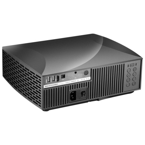 Vivibright F30 Écran LCD 5,8 pouces 4200 Lumens 1920 x 1080P Projecteur intelligent Full HD avec télécommande, prise en charge de la sortie audio / SPDIF / entrée AV / USB / HDMI (noir) SV076B1064-06