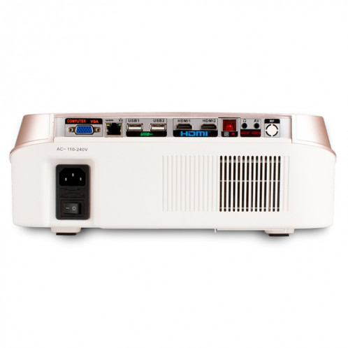 VS626 Android 3500ANSI Lumens Résolution 1080 * 720 LED + Technologie LCD Projecteur intelligent, prise en charge de la carte AV / HDMI / SD / USB / VGA (or) SH102J1099-014