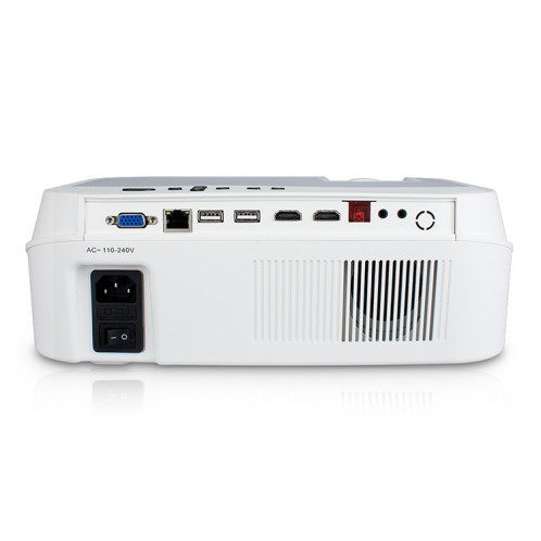 VS626 Android 3500ANSI Lumens Résolution 1080 * 720 LED + Technologie LCD Projecteur intelligent, prise en charge de la carte AV / HDMI / SD / USB / VGA (blanc) SH102W183-014