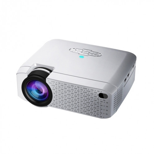 Projecteur numérique HD à DEL pour cinéma maison portable D40S 1600 lumens (argent) SH114S1985-012