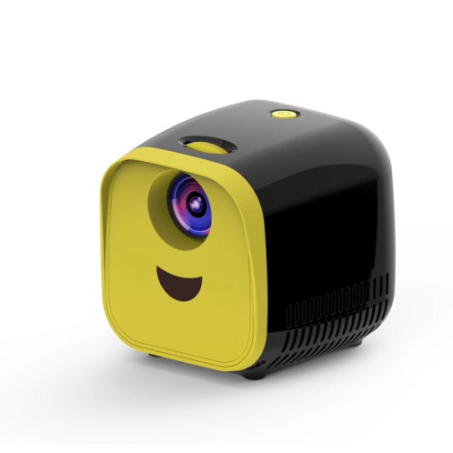L1 Projecteur Enfants Mini projecteur de haut-parleur portatif portable à LED, plug UA (noir) SH141B1604-07