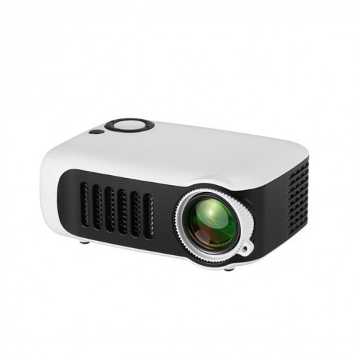 A2000 Portable Projecteur 800 Lumen LCD Home Theatre Video Projecteur, support 1080p, plug (blanc) SH144W1650-012