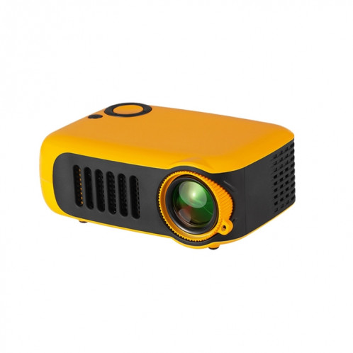 A2000 Portable Projecteur 800 Lumen LCD Home Theatre Video Projecteur, Support 1080p, AU Plug (Yellow) SH150Y288-012