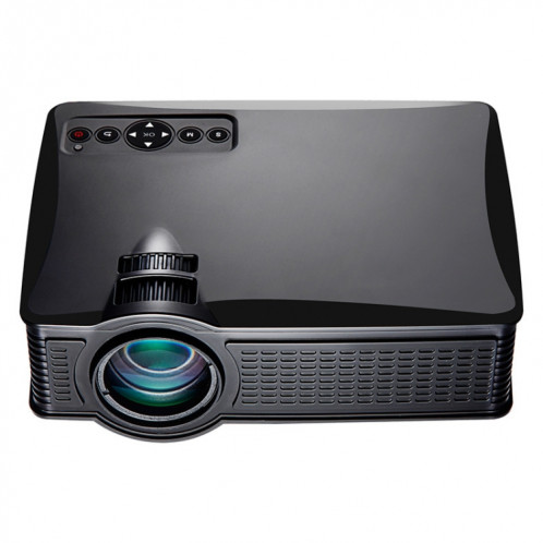 LY-40 1800 LUMENS 1280 x 800 Projecteur LED de théâtre domestique avec télécommande, plug (noir) SH161B1189-08