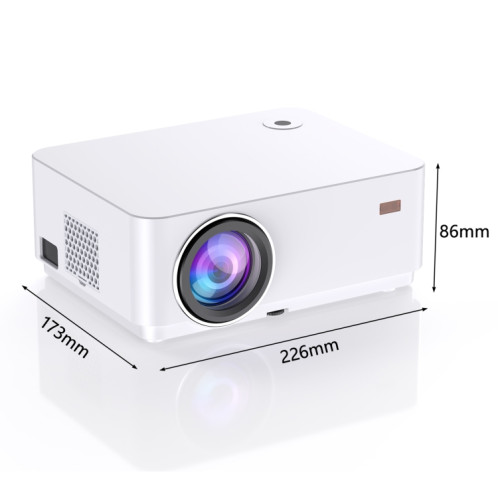 Projecteur D5 Electronic Focus Android 11 OS 2 Go + 16 Go, prise en charge de la résolution 8K et du Wifi 2.4 + 5G et BT5.0, prise britannique SH00US1042-07