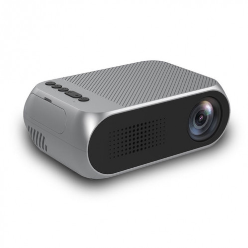 YG320 320 * 240 Mini Projecteur LED Home Cinéma, Support HDMI & AV & SD & USB (Argent) SH873S1654-019