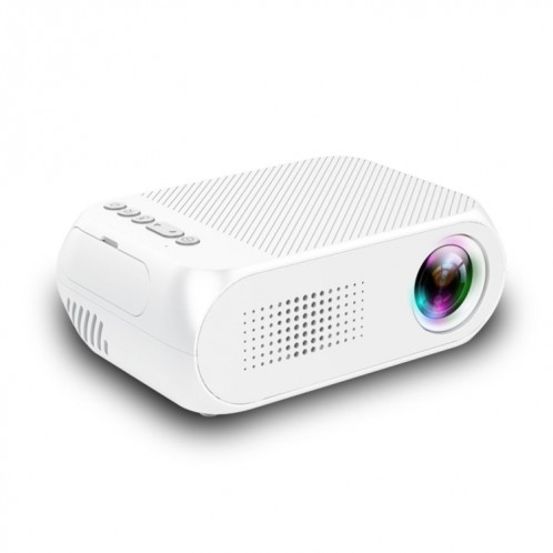 YG320 320 * 240 Mini Projecteur LED Home Cinéma, Support HDMI & AV & SD & USB (Blanc) SH873W1000-019