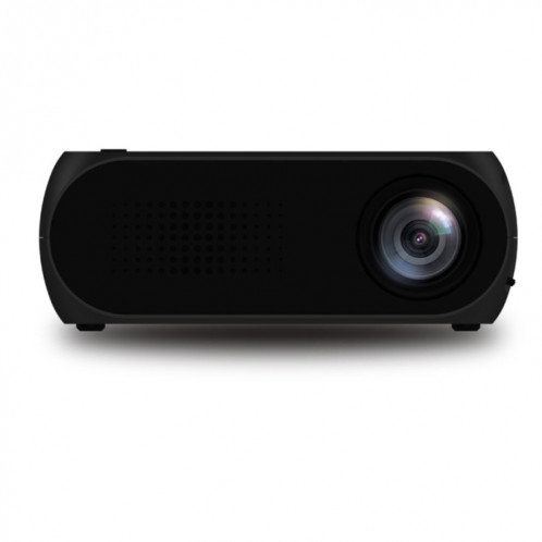 YG320 320 * 240 Mini projecteur LED Home Cinéma, prise en charge HDMI et AV et SD et USB (noir) SH973B989-015