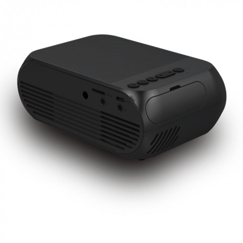 YG320 320 * 240 Mini projecteur LED Home Cinéma, prise en charge HDMI et AV et SD et USB (noir) SH973B989-015