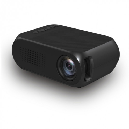 YG320 320 * 240 Mini projecteur LED Home Cinéma, prise en charge HDMI et AV et SD et USB (noir) SH973B989-015