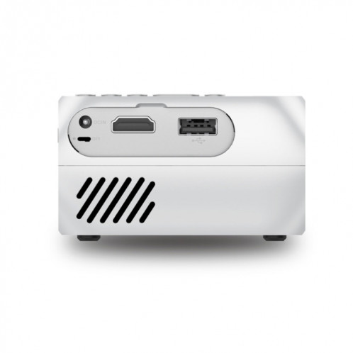 YG320 320 * 240 Mini projecteur LED Home Cinéma, prise en charge HDMI et AV et SD et USB (blanc) SH973W1886-015