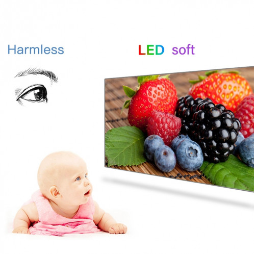 Wejoy L6 5 pouces 200 ANSI Lumen 1920 x 1080P Android 6.0 HD Bluetooth 4.0 WiFi HD Projecteur intelligent, Prise en charge AV / VGA / HDMI / 2 x USB / RJ45, 1G+8G SW1084517-016