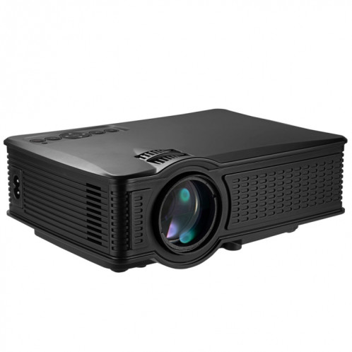 Projecteur LED LY-50 1800 Lumens 1280x800 Home Cinéma avec télécommande, prise en charge AV & USB & VGA & HDMI (Noir) SH929B392-08