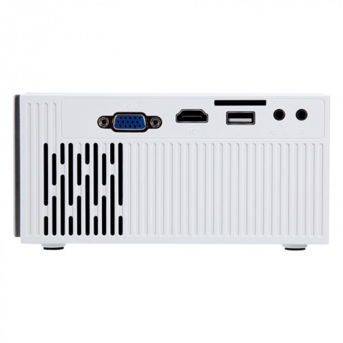 Cheerlux C7 1800 Lumens 800 x 480 720p 1080p HD WiFi Smart Projecteur, Support HDMI / USB / VGA / AV (Blanc) SC602W1497-013