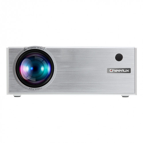 Projecteur intelligent Cheerlux C7 1800 Lumens 800 x 480 720P 1080P HD, prise en charge HDMI / USB / VGA / AV / SD (blanc) SC603W1938-012