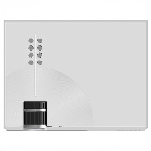 Projecteur intelligent Cheerlux C7 1800 Lumens 800 x 480 720P 1080P HD, prise en charge HDMI / USB / VGA / AV / SD (blanc) SC603W1938-012