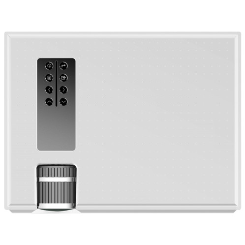 Cheerlux C8 1800 lumens 1280x800 720P 1080P HD WiFi Sync Afficher le projecteur intelligent, Support HDMI / USB / VGA / AV (Blanc) SC604W684-012