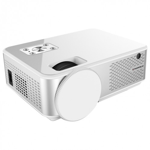 Cheerlux C9 2800 Lumens 1280x720 720P HD projecteur intelligent Android, prise en charge HDMI x 2 / USB x 2 / VGA / AV (blanc) SC605W1815-013