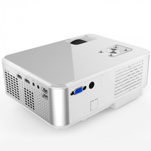 Projecteur intelligent Cheerlux C9 2800 Lumens 1280x720 720P HD, prise en charge HDMI x 2 / USB x 2 / VGA / AV (blanc) SC606W1356-011