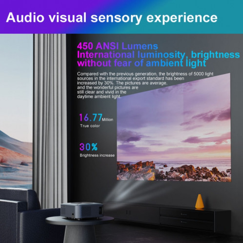 GXMO X1 5 pouces Android 9.0 2 Go + 16 Go 1920x1080P 450ANSI 2.4G&5G Dual WiFi Bluetooth Theater (Noir) SG897B1603-014
