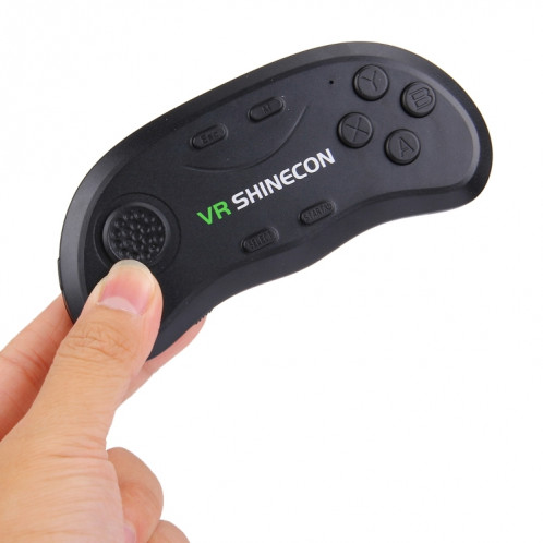VR Shinecon 3D Jeux de Films Lunettes de Réalité Virtuelle Bluetooth Contrôleur Télécommande Gamepad (Noir) SV050B305-014
