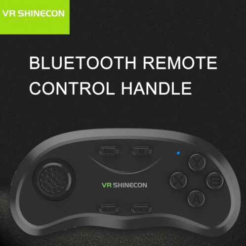 VR Shinecon 3D Jeux de Films Lunettes de Réalité Virtuelle Bluetooth Contrôleur Télécommande Gamepad (Noir) SV050B305-014