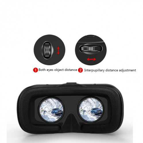 Verres visuels 3D universels de réalité virtuelle de SG-G04 pour les téléphones intelligents de 4.5 à 6 pouces SS0127847-010