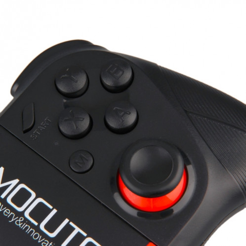 MOCUTE-050 télécommande sans fil Bluetooth / mini contrôleur de manette de jeu / contrôleur de lecteur de musique pour téléphone portable / tablette Android / iOS (noir) SH404B1013-08