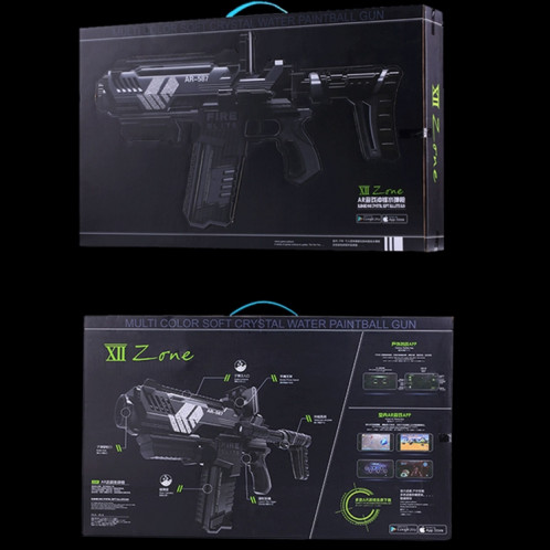 XiiZone AR-587 Multi Color Soft Crystal Water Paintball Gun Pistolet de jeu de tir Bluetooth AR SH80151632-010